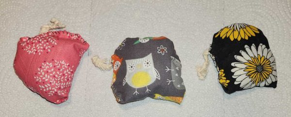 Handmade Catnip-Filled Cat Toy (set of 3)